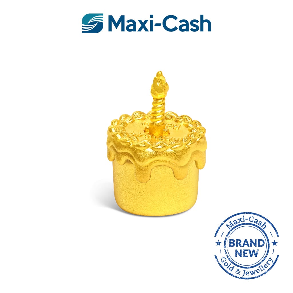 Birthday Cake Petite Gold Pot in 999 Gold (Approx. 7gm)