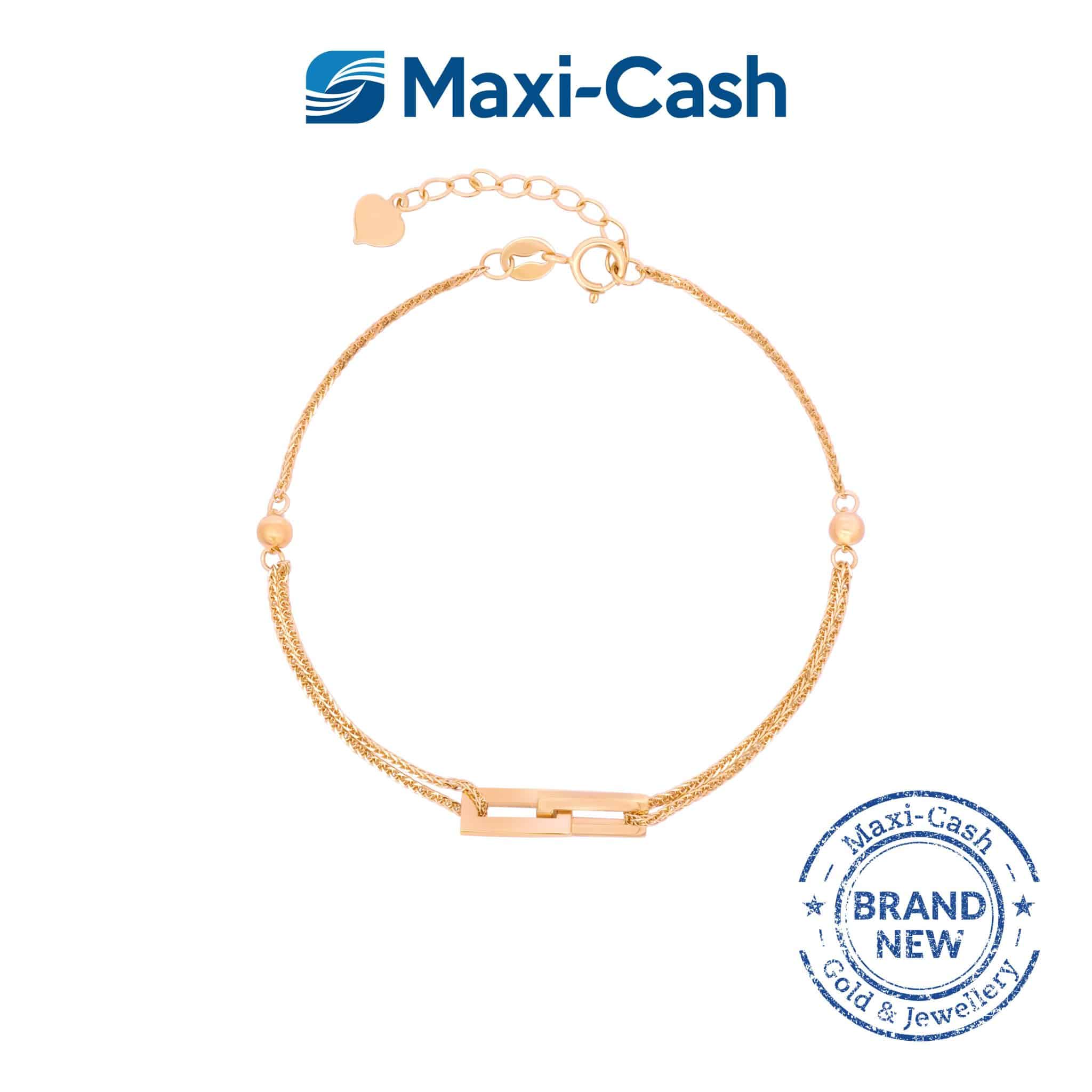 Harmonious Weave Bracelet in 18K Rose Gold