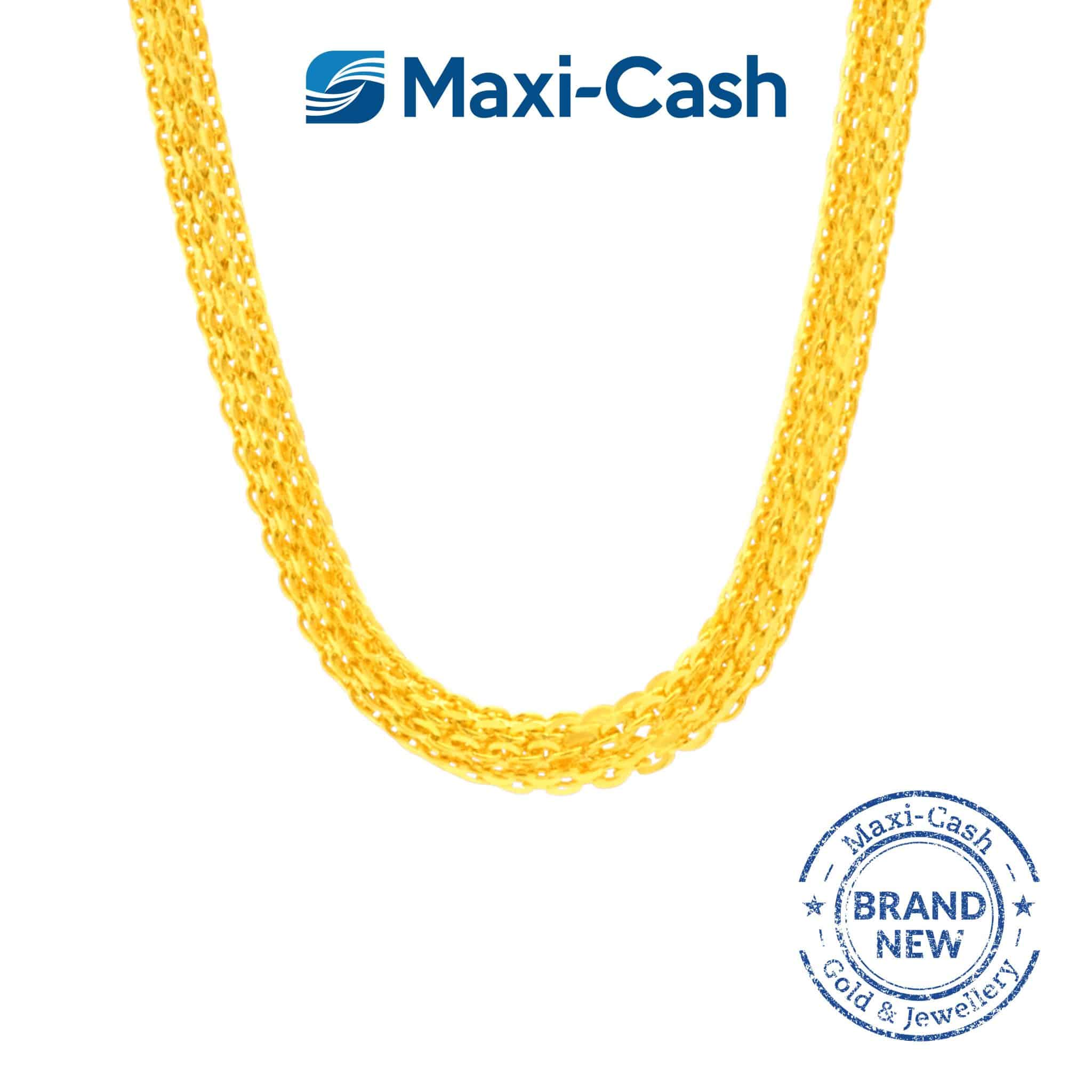 Milan Chain in 916 Gold