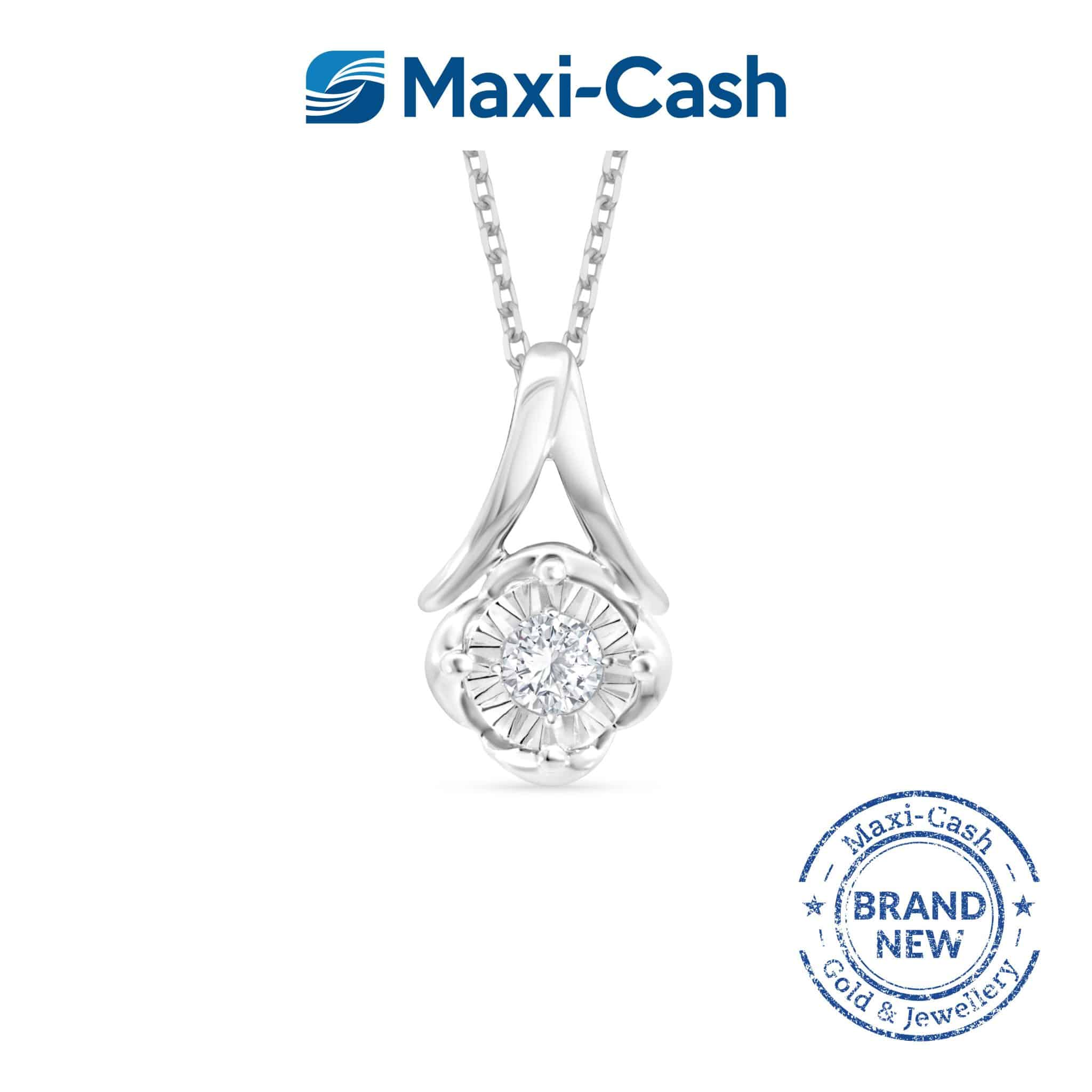 Diamond Starlite Pendant in 18K White Gold