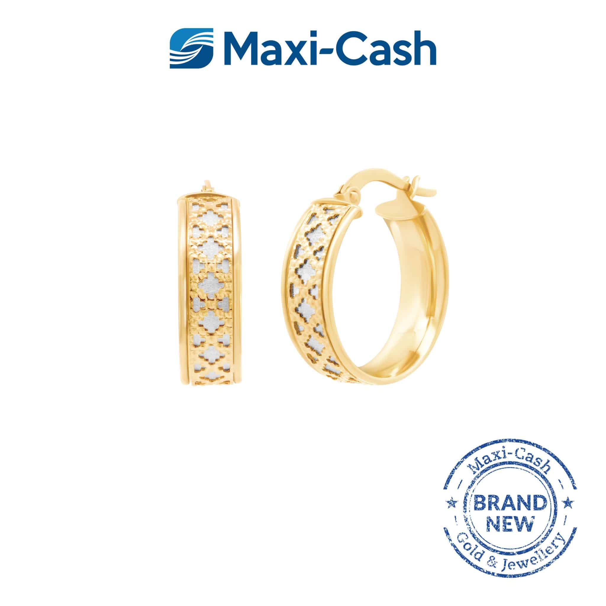 Seraphic Hoops Earrings in 18K Yellow Gold