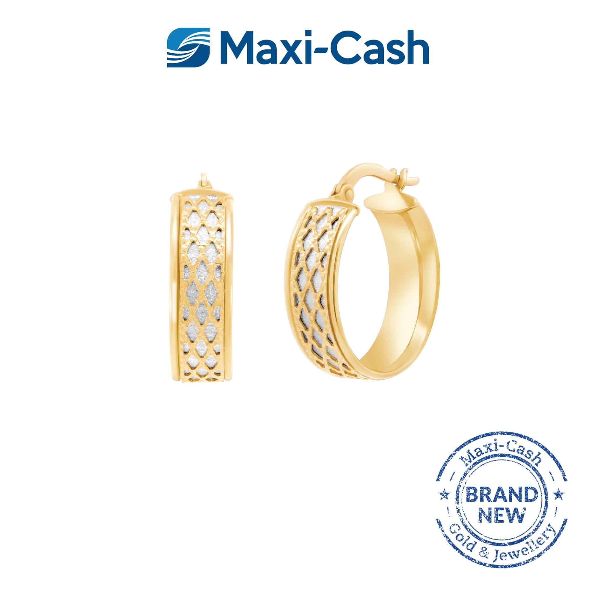 Seraphic Hoops Earrings in 18K Yellow Gold