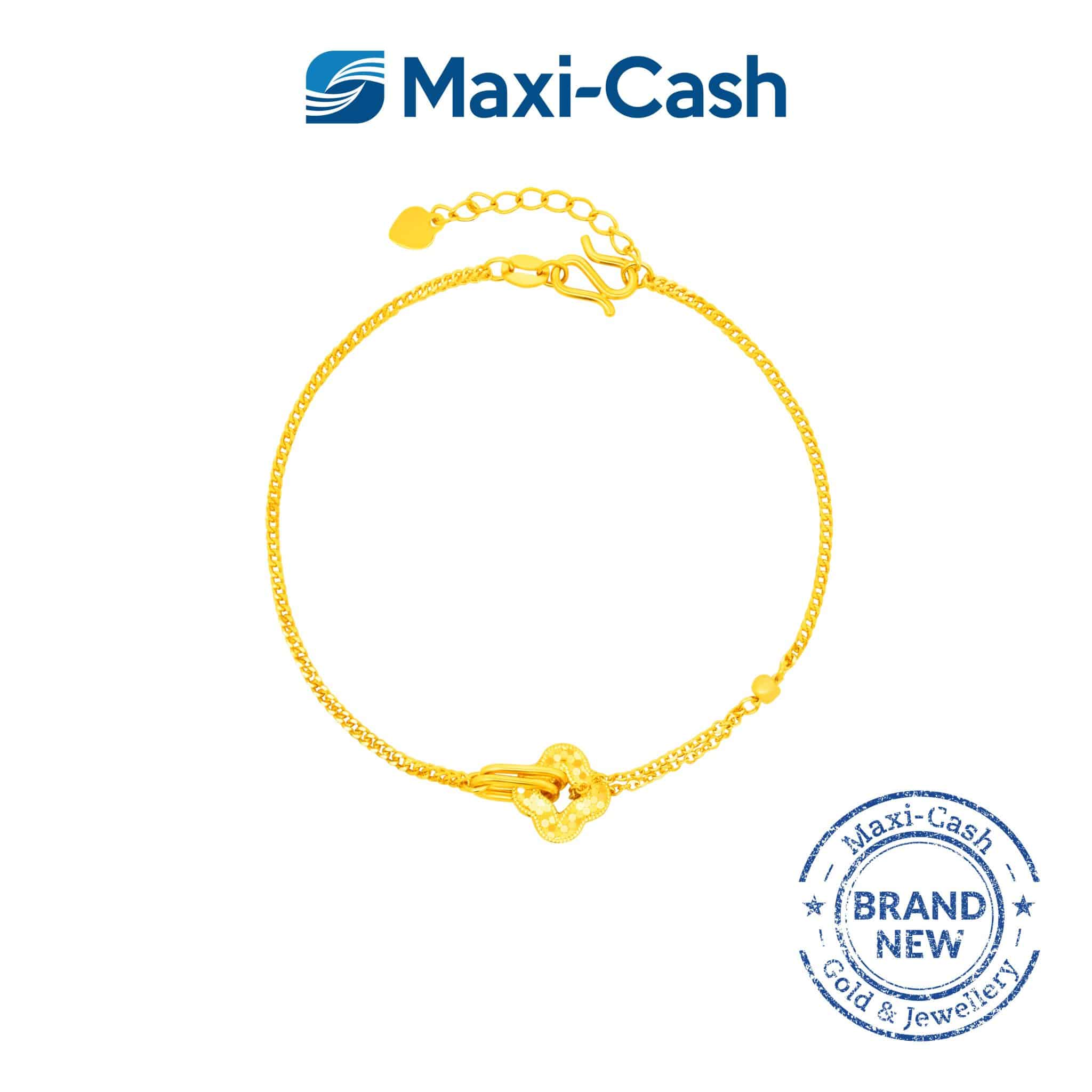 Infinity Links Bracelet in 999 Gold