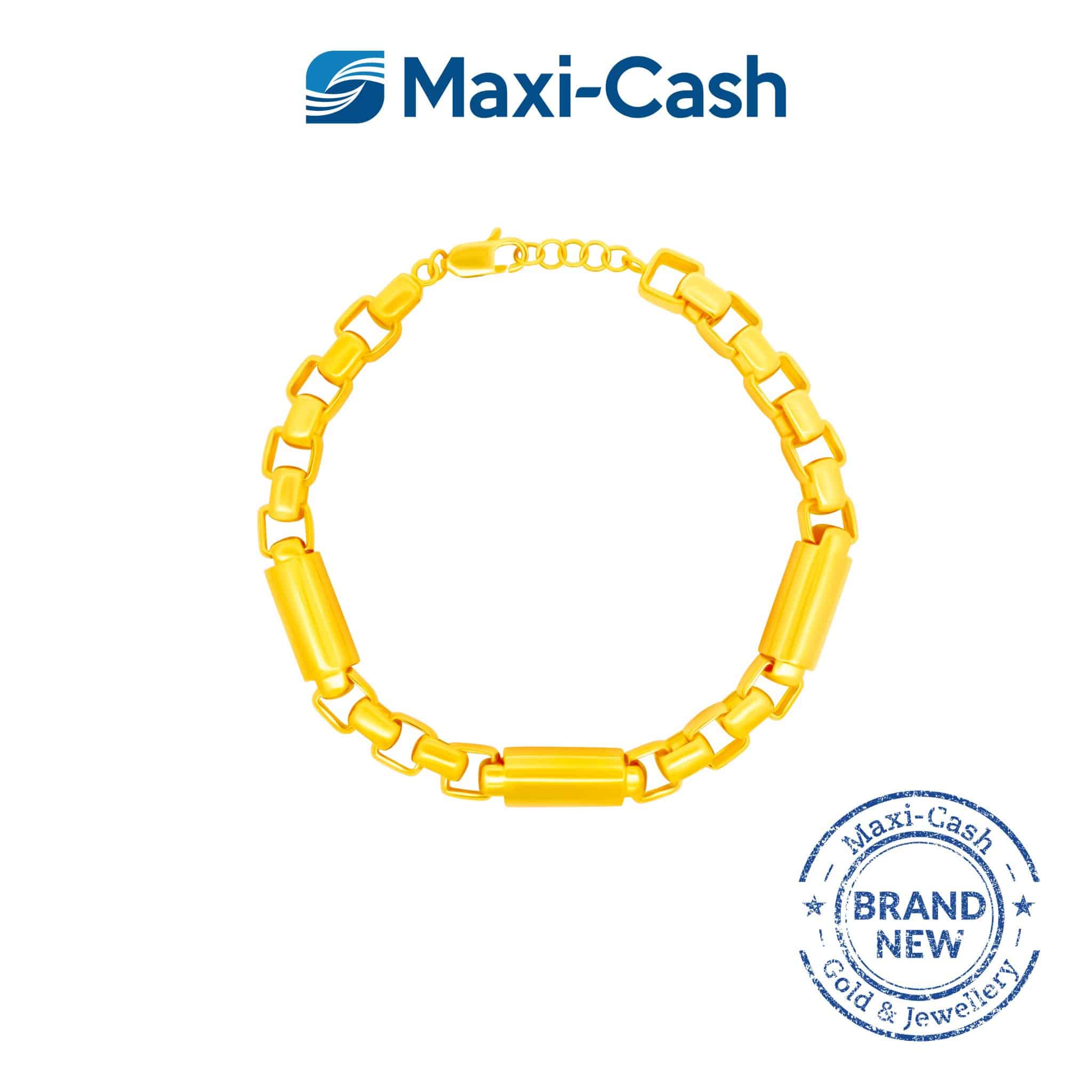 Colossus Link Bracelet in 916 Gold