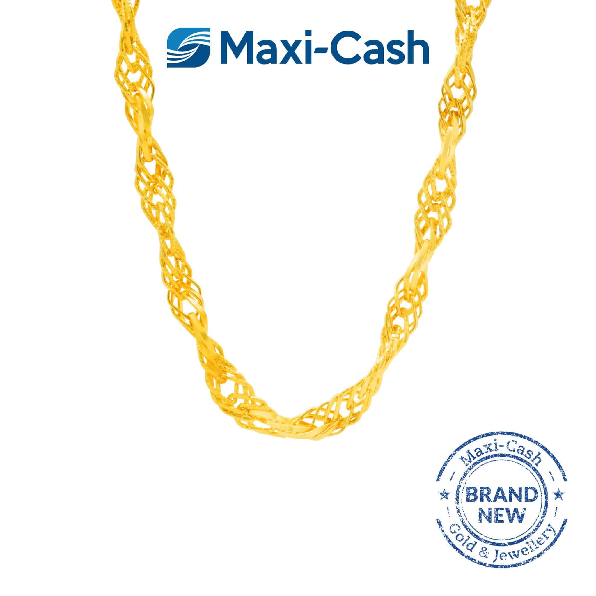 Twist Chain in 999 Gold