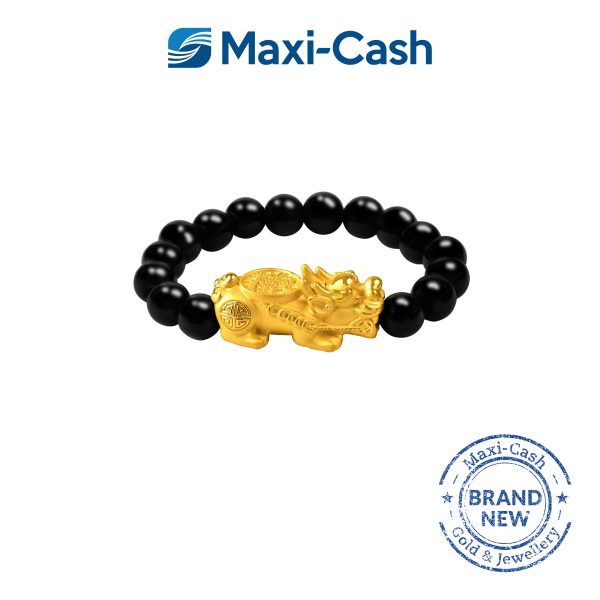 Golden Pixiu Bracelet in 999 Gold