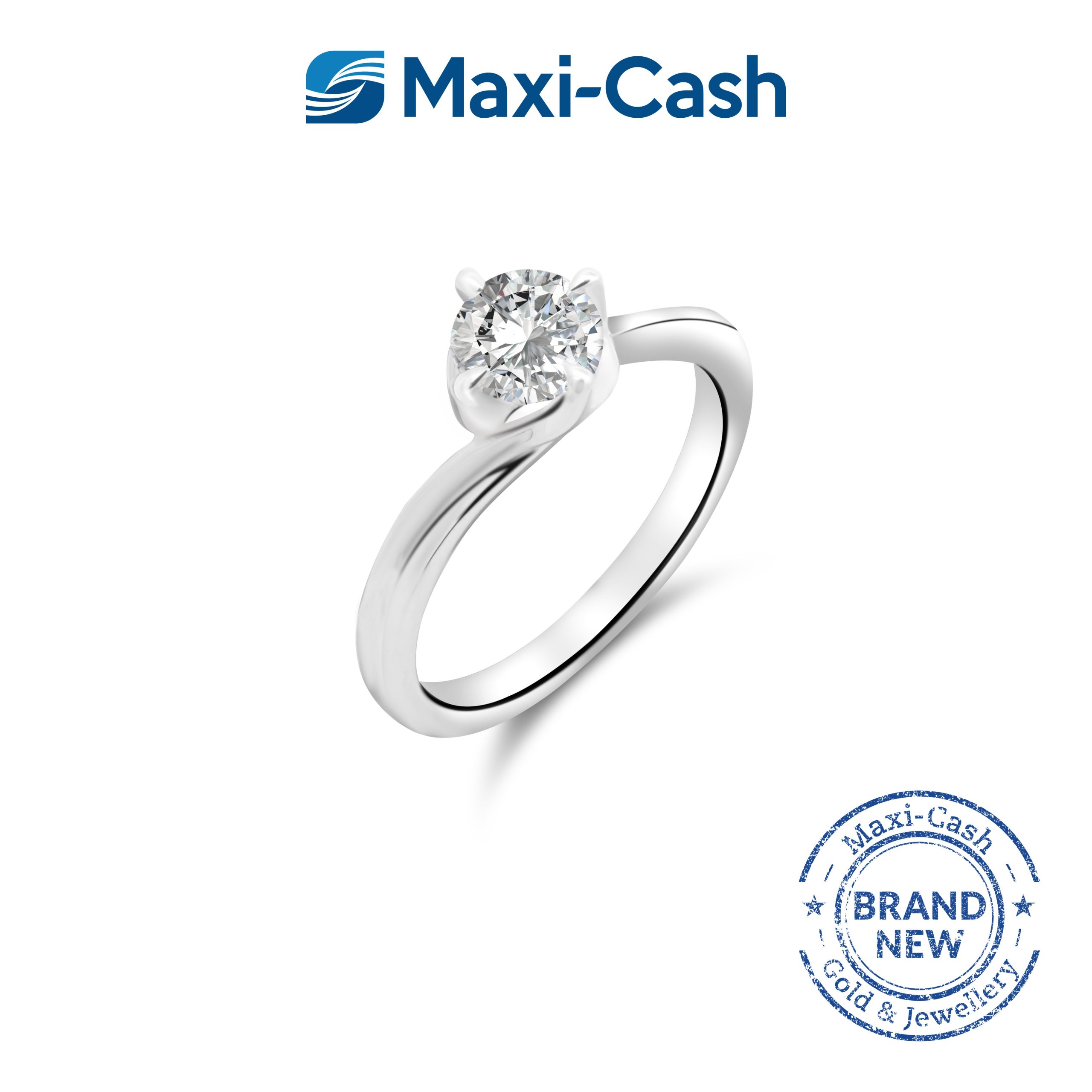 True Carat Diamond Nuevo Divine Ring in 18K White Gold