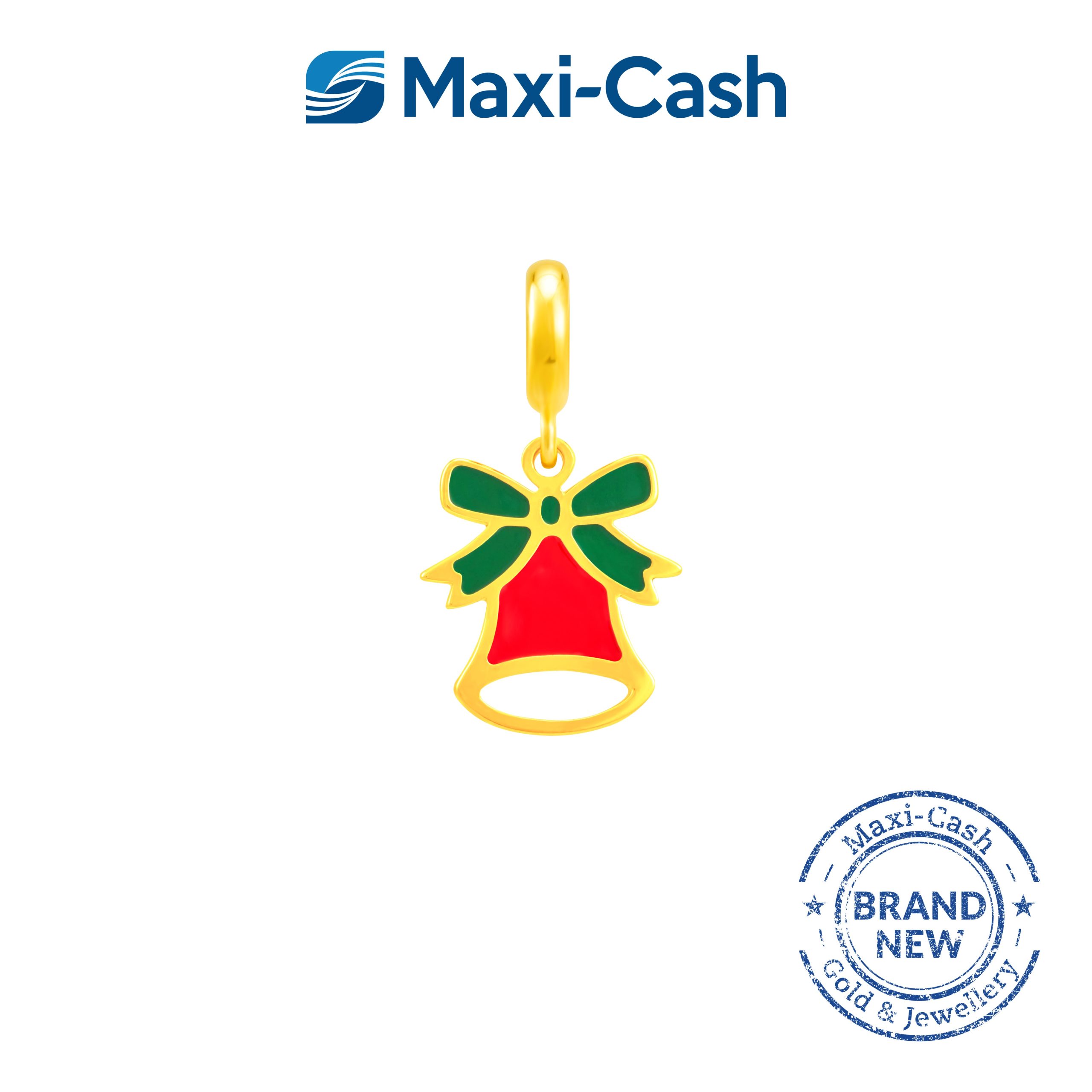 Jingle Bell Fantasi Charm in 916 Gold