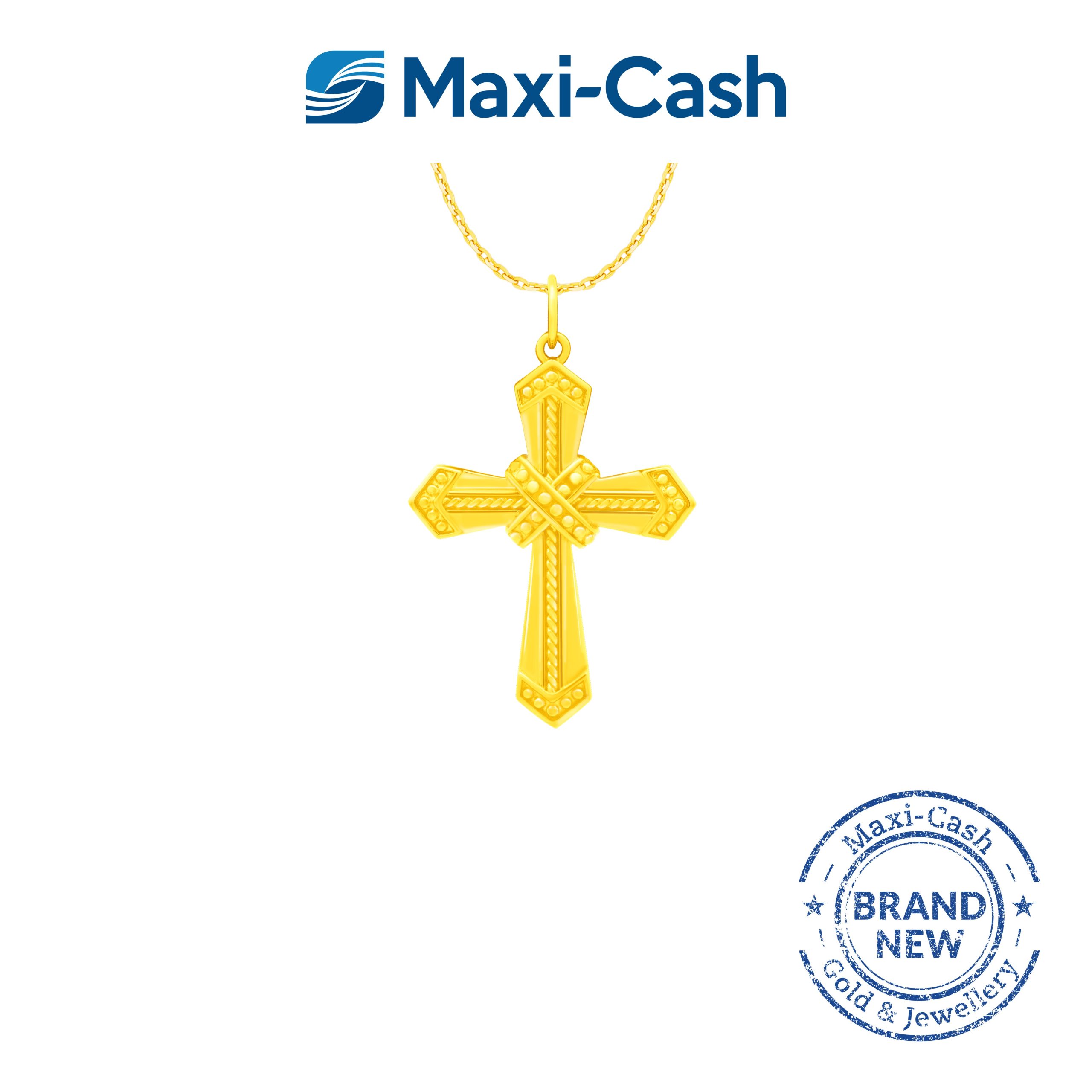 Golden Faith Pendant in 916 Gold