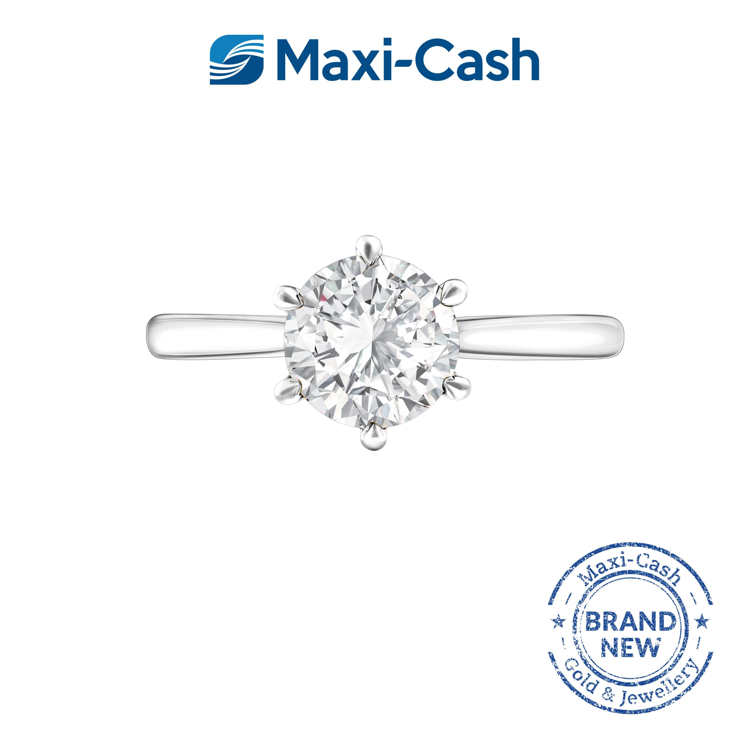 True Carat Diamond Enchant Ring in 18K White Gold