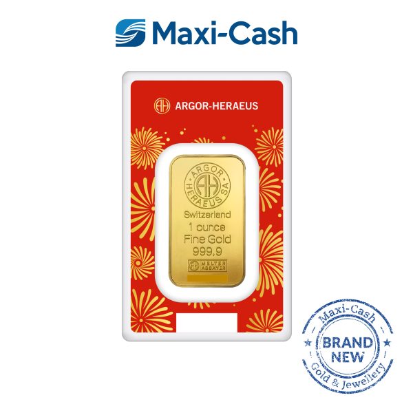 Year of the Snake Herarus Gold Bar (1 Ounce) in 999 Gold