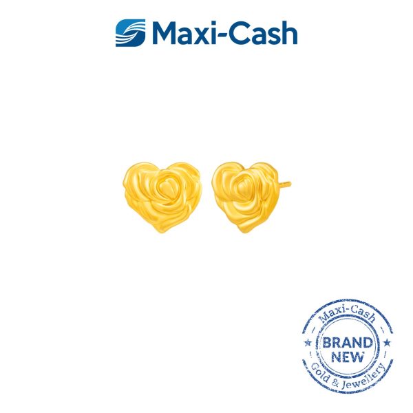 Rosé Enchantment Earrings in 999 Gold