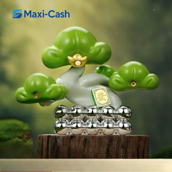 Prosperity Pine Bonsai (Fa Mahjong) in 999 Gold