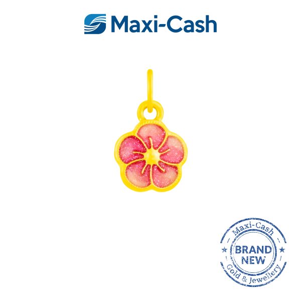 Sweet Sakura Flower Fantasi Charm in 999 Gold