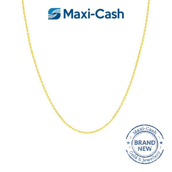 Classic Small Link Anchor Chain in 916 Gold